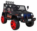 Jeep Na Akumulator Terenowy Raptor Drifter Płomienie Pilot MP3 LED