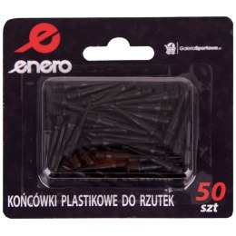 KOŃCÓWKA DART DO RZUTEK PLASTIKOWE - SPARE 50 SZT CZARNE ENERO