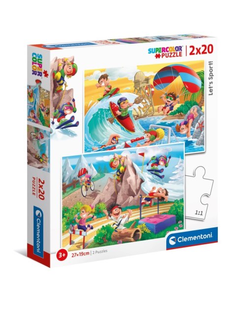 Clementoni: Puzzle 2x20el. - Na Sportowo!