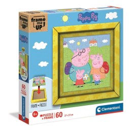 Świnka Peppa | Puzzle 60el. | Ramkowe | Clementoni