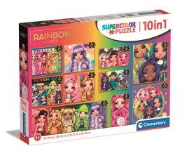 Puzzle 10w1 Rainbow High Super Kolor | | Clementoni