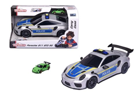 Majorette: Porsche 911 GT3 RS policja kontener + 1 pojazd