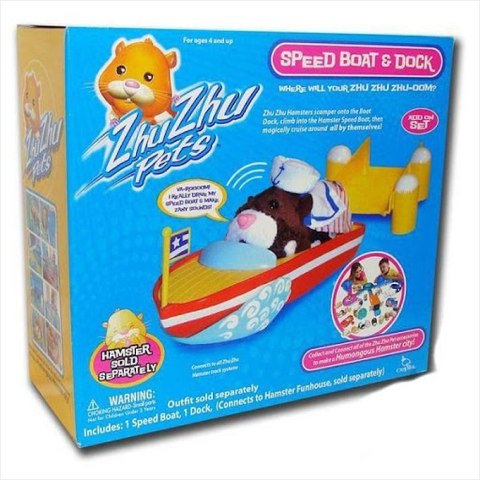 Zhu Zhu Pets - Zestaw Łódka Motorówka Zhu Zhu Pets - Zestaw Łódka Motorówka
