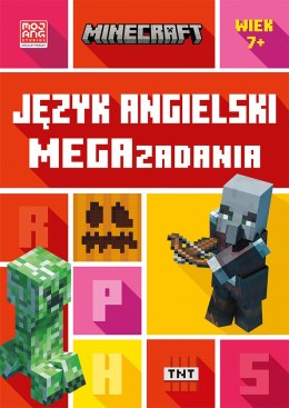 Książka - Minecraft. Język angielski. Megazadania 7+