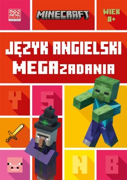 Książka - Minecraft. Język angielski. Megazadania 8+