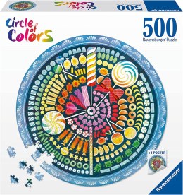 Ravensburger: Puzzle 500el. - Paleta kolorów. Cukierki