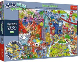 Puzzle 500el. Spy Guy Lost Items: Usa | Trefl