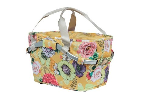 Kosz na tylny bagażnik BASIL BLOOM FIELD CARRY ALL REAR BASKET, MIK System (ready to go) 22L honey yellow (DWZ)