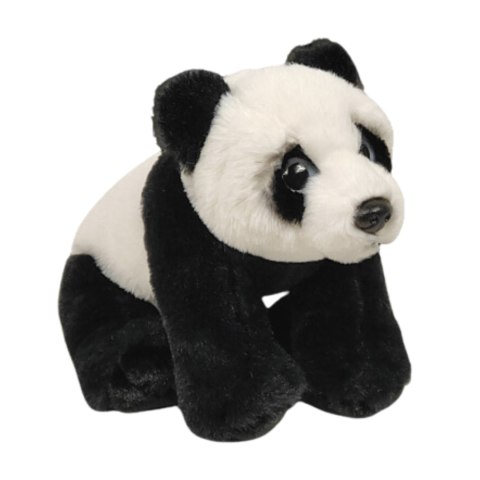 Maskotka Panda Siedząca Pluszak 22cm Miękka Przytulanka Miś Czarno-Biały