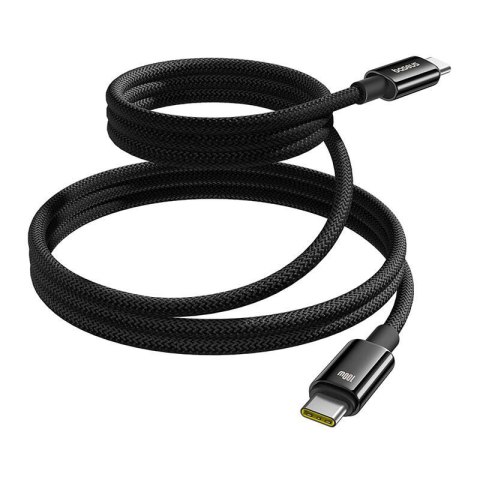Kabel USB Baseus Tungsten Gold USB-C do USB-C 100W 1m (czarny) Kabel USB Baseus Tungsten Gold USB-C do USB-C 100W 1m (czarny)