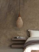 Rustykalna rattanowa lampa wisząca - 35 cm (naturalny kolor)