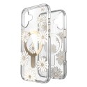 Speck Presidio Lux ClickLock & MagSafe - Etui iPhone 16 Plus (Sunshine Daisies / Clear / Gold)