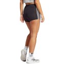 Spodenki damskie adidas Essentials 3-Stripes Single Jersey Booty czarne IC0757