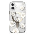 Speck Presidio Lux ClickLock & MagSafe - Etui iPhone 16 Plus (Sunshine Daisies / Clear / Gold)