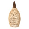 Rustykalna rattanowa lampa wisząca - 25cm (naturalny kolor)