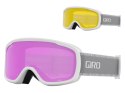 Gogle zimowe GIRO MOXIE WHITE GREY CHUTE (szyba AMBER PINK 19-42% S2 + YELLOW 77% S1) (NEW 2024/2025)