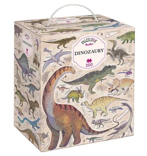 CzuCzu: Puzzlove CzuCzu Dinozaury 200el. puzzle rodzinne