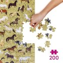 CzuCzu: Puzzlove CzuCzu Konie 200 el. puzzle rodzinne