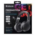 Defender FreeMotion B595, słuchawki z mikrofonem, czarna, 2.0, 40 mm przetworniki typ USB