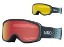 Gogle zimowe GIRO ROAM DARK SHARK LIGHT STREAKER (szyba AMBER SCARLET 19-42% S2 + YELLOW 77% S1) (NEW 2024/2025)