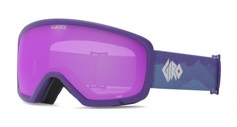 Gogle zimowe juniorskie GIRO STOMP PURPLE LINTICULAR (szyba AMBER PINK 19-42% S2) (NEW 2024/2025)