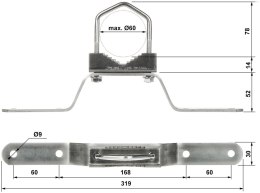 OBEJMA MUROWA OMM-60W6