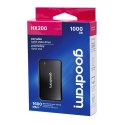 SSD zewnętrzny Goodram HX200, SSDPR-HX200-1K0, czarny, 1500 MB/s-R, USB 3.2 Gen. 2x2 Type-C, 1400 MB/s-W