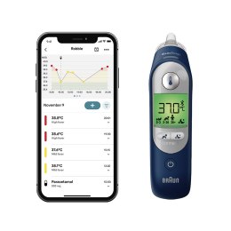 BRAUN ThermoScan® 7+ connect IRT6575 Termometr do ucha łączący się z aplikacją