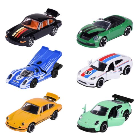 Majorette: Porsche Premium Cars, 6-rodz. Majorette: Porsche Premium Cars, 6-rodz.