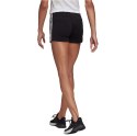 Spodenki damskie adidas Essentials Slim Shorts czarno-białe GM5523