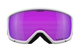 Gogle zimowe GIRO MILLIE WHITE & GREY CHUTE (szyba VIVID PINK 00% S2) (NEW 2024/2025)