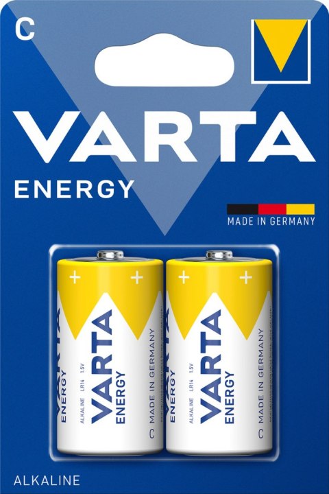 BATERIE ALKALICZNE VARTA R14 (typC) ENERGY 2szt