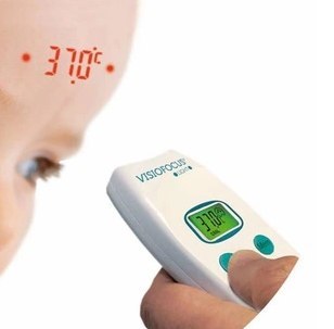 TECNIMED VISIOFOCUS MINI 06700 Termometr bezdotykowy na podczerwień do czoła TECNIMED VISIOFOCUS MINI 06700 Termometr bezdotykowy na podczerwień do czoła