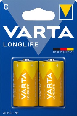 BATERIE ALKALICZNE VARTA R14 (typC) LONGLIFE 2szt