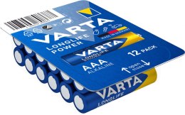 BATERIE ALKALICZNE VARTA R3 (AAA) LONGLIFE POWER 12szt