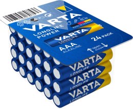 BATERIE ALKALICZNE VARTA R3 (AAA) LONGLIFE POWER 24szt