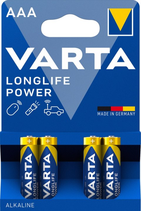 BATERIE ALKALICZNE VARTA R3 (AAA) LONGLIFE POWER 4szt