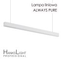 Lampa LED HanksLight,white,liniowa,alu,zwiesz,1200mm,down36W,4000K