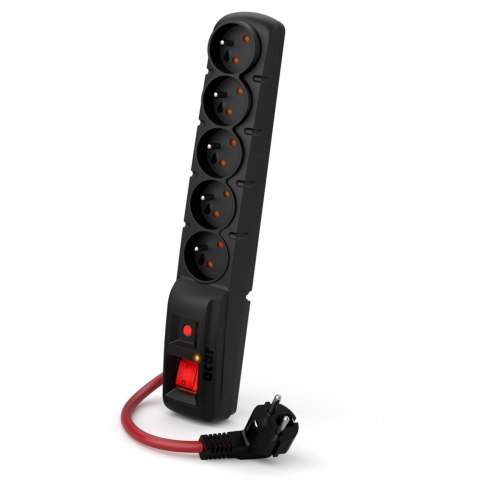FILTR PRZECIWPRZEPIĘCIOWY ACAR F5 czarny 10m POWER 16A czerwony przewód W2301 FILTR PRZECIWPRZEPIĘCIOWY ACAR F5 czarny 10m POWER 16A czerwony przewód W2301