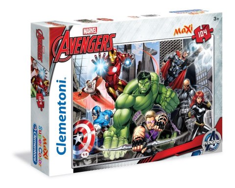 Puzzle 104el. maxi Avengers | Clementoni