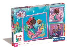 Clementoni: Puzzle 3x48el. Super Kolor - Ariel