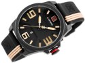 ZEGAREK MĘSKI NAVIFORCE - NF9098 (zn045c) - black/beige