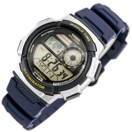 ZEGAREK MĘSKI CASIO AE-1000W 2AV (zd073e) - WORLD TIME + BOX