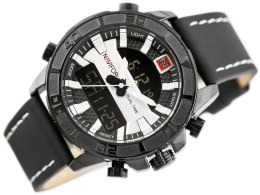 ZEGAREK MĘSKI NAVIFORCE - NF9114 (zn046a) - black/silver