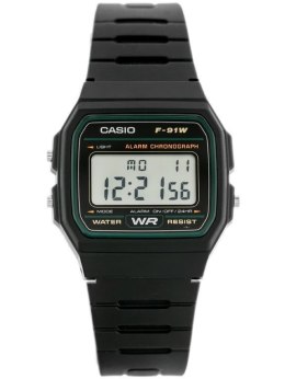 ZEGAREK MĘSKI CASIO F-91W-3DG (zd102c) + BOX