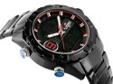 ZEGAREK MĘSKI NAVIFORCE - NF9146S (zn089b) - black/red + BOX