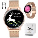 SMARTWATCH DAMSKI G. Rossi SW015-4 rosegold (sg010d)