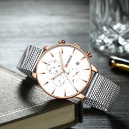 ZEGAREK MĘSKI CURREN 8339 (zc015b) - CHRONOGRAF