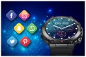 SMARTWATCH MĘSKI Rubicon RNCE95 - WYKONYWANIE POŁĄCZEŃ, PULSOKSYMETR (sr040a)