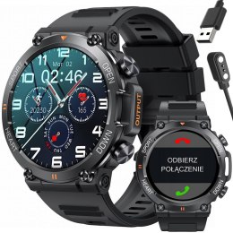 SMARTWATCH MĘSKI GRAVITY GT7-1 PRO - WYKONYWANIE POŁĄCZEŃ, PULSOKSYMETR (sg018a)